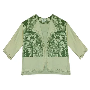 مانتو زنانه مدل ریش دار