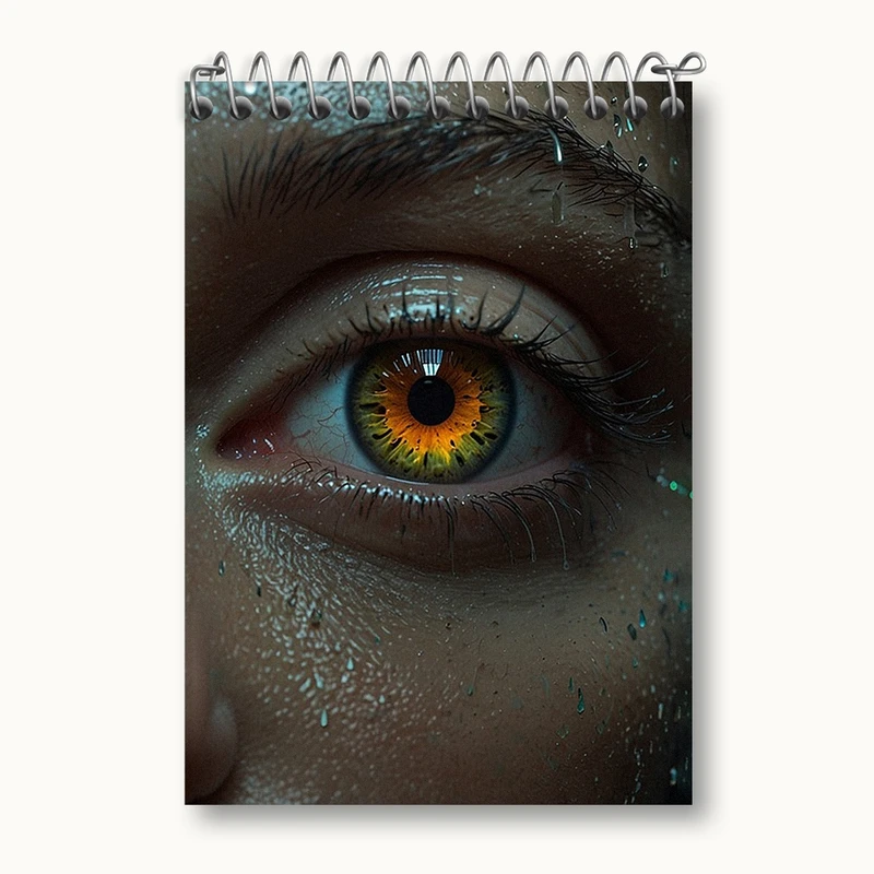 دفتر یادداشت 50 برگ خندالو مدل چشم کد N1247