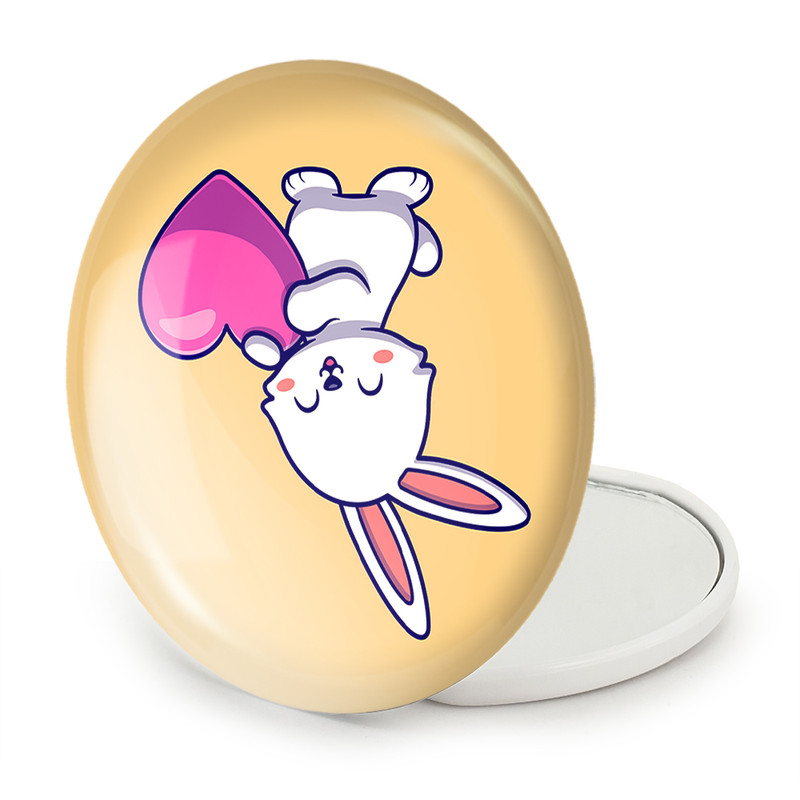 آینه جیبی خندالو طرح خرگوش مدل تاشو کد 26212