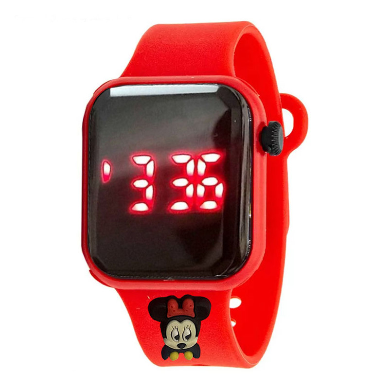 ساعت مچی دیجیتال مدل  عروسکی طرح اپل کد 04