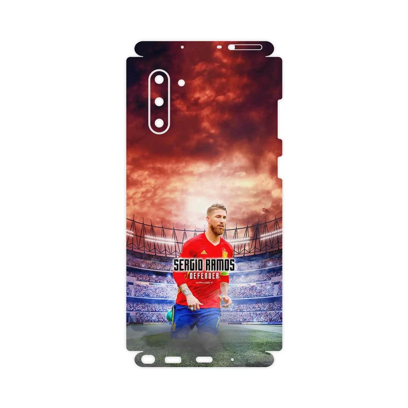 برچسب پوششی ماهوت مدل Sergio Ramos-FullSkin مناسب برای گوشی موبایل سامسونگ Galaxy Note 10