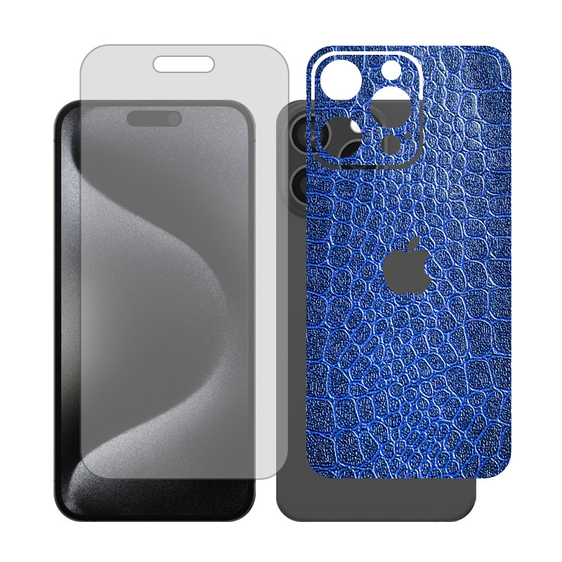 محافظ صفحه نمایش شفاف گلس مدل Together مناسب برای گوشی موبایل اپل iPhone 15 Pro Max به همراه برچسب پوششی پشت گوشی 