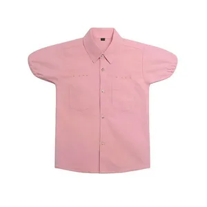 شومیز آستین کوتاه یقه هفت دخترانه مدل مروارید