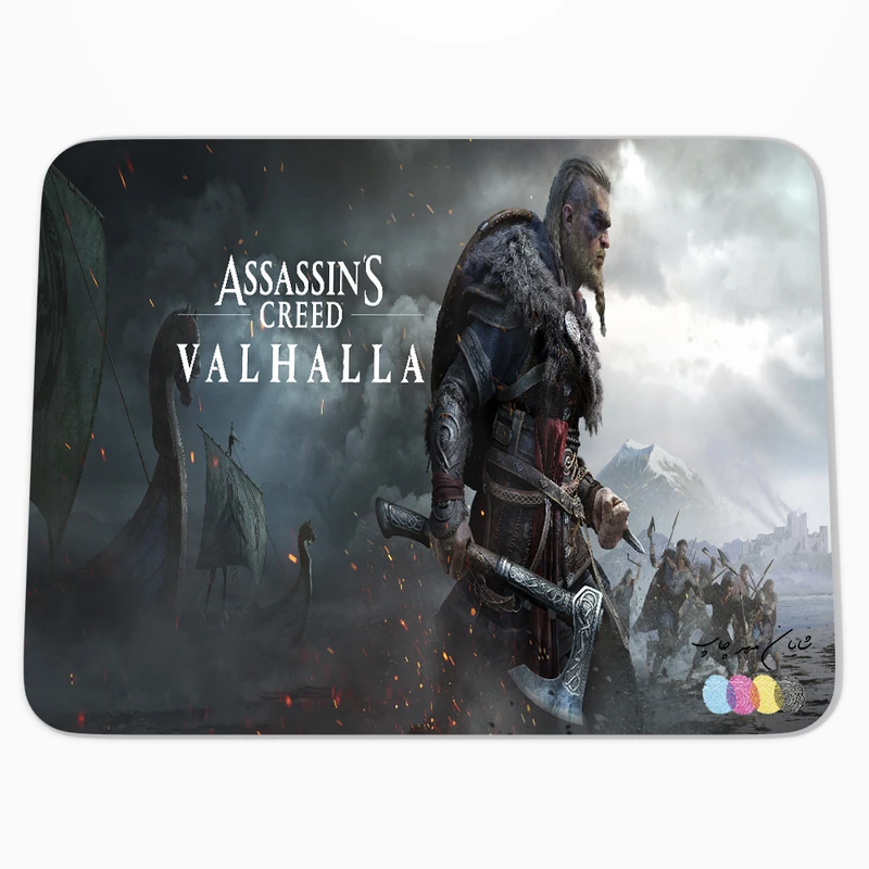 ماوس پد شایان مهر چاپ مدل assassin's creed valhalla 01