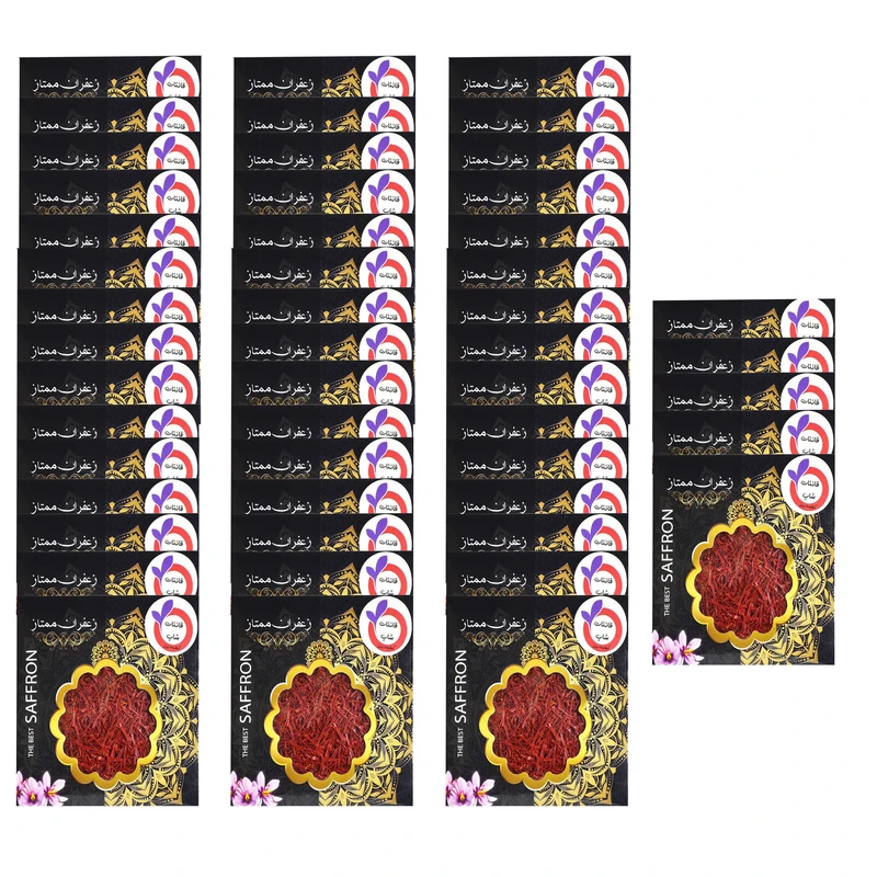 زعفران نگین قائنات شاپ - 1 مثقال بسته 50 عددی