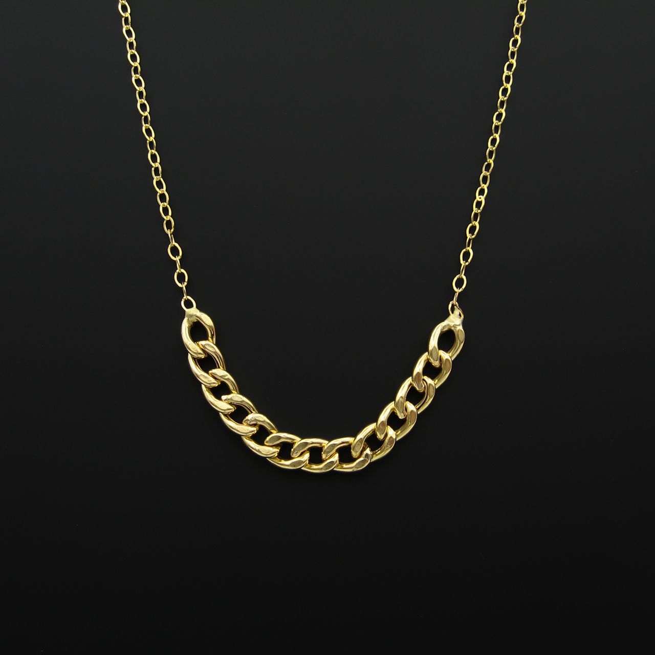 گردنبند طلا 18 عیار زنانه کاپانی کد KN001 -  - 3
