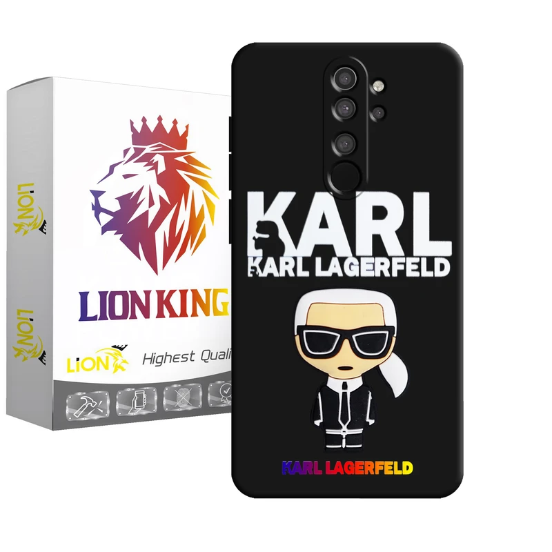 کاور لاین کینگ مدل مرد عینکی 3D مناسب برای گوشی موبایل شیائومی Redmi Note 8 Pro