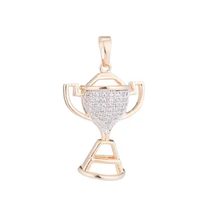 آویز گردنبند طلا 18 عیار زنانه قیراط طرح جام کد GH2710