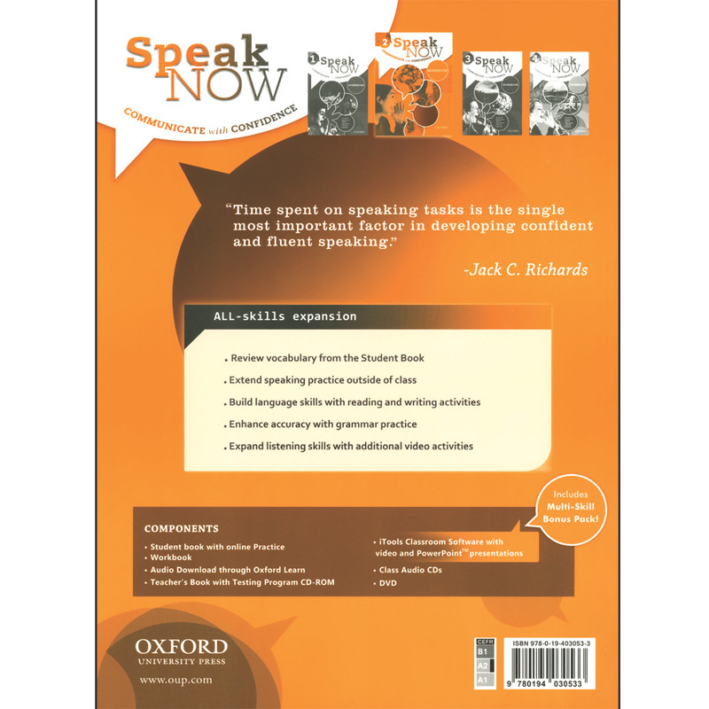 کتاب Speak Now 2 اثر Jack C.Richards & David Bohlke انتشارات Oxford