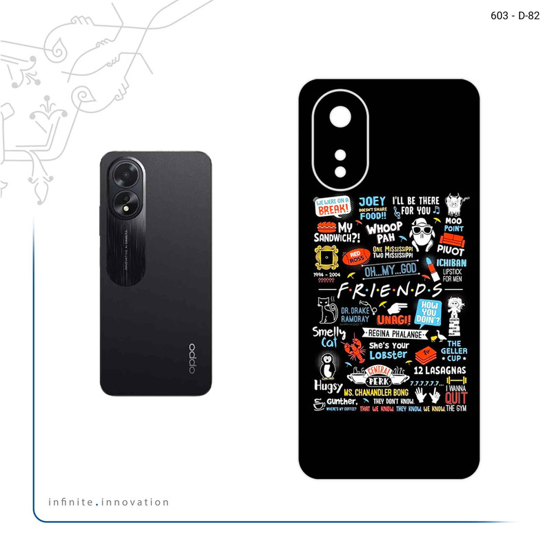 برچسب پوششی ماهوت مدل Friends 2 مناسب برای گوشی موبایل اپو A38