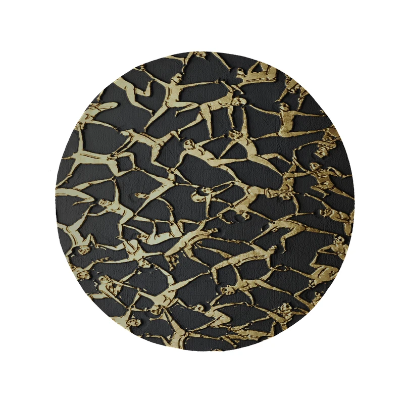 پادری مدل دایره طرح کلاسیک کد 8814 سایز 90 × 90 سانتی متر 