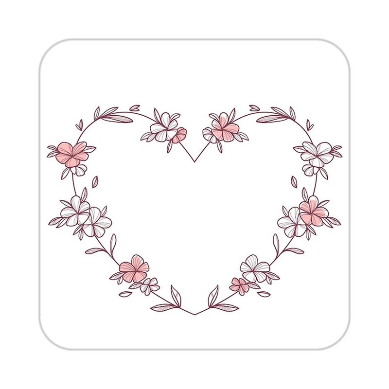 زیر لیوانی کاکتی طرح عاشقانه مدل mp37848