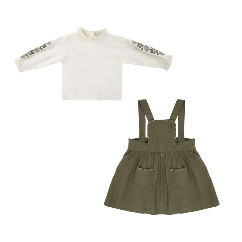 ست بلوز و سارافون دخترانه فیورلا مدل دلپسند 35509-45505