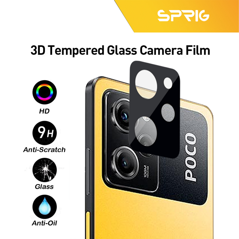 محافظ لنز دوربین اسپریگ مدل 3D-SM مناسب برای گوشی موبایل شیائومی Poco X5 Pro 5G