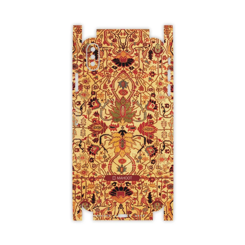 برچسب پوششی ماهوت مدل Persian-Carpet-Yellow-FullSkin مناسب برای گوشی موبایل اپل iPhone Xs Max
