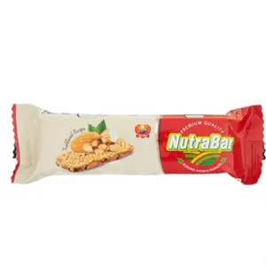 نوترابار بادام زمینی با مغز بادام و کشمش - 30 گرم بسته 6 عددی