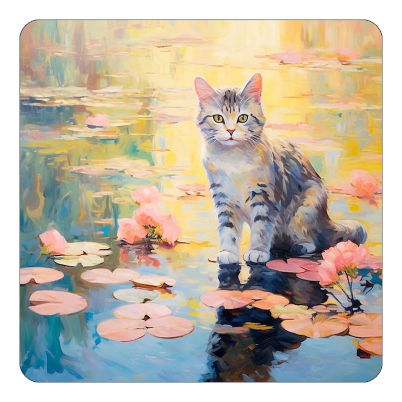 مگنت کاکتی طرح نقاشی رنگ روغن مدل mp71065