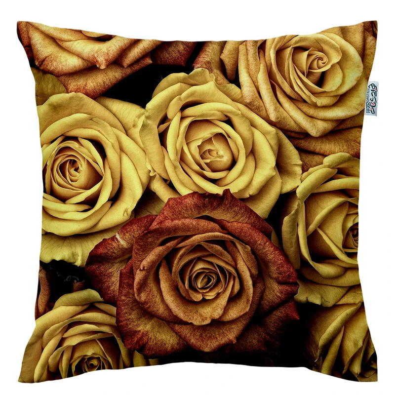 کاور کوسن هزاردستان گل طلایی مدل co622