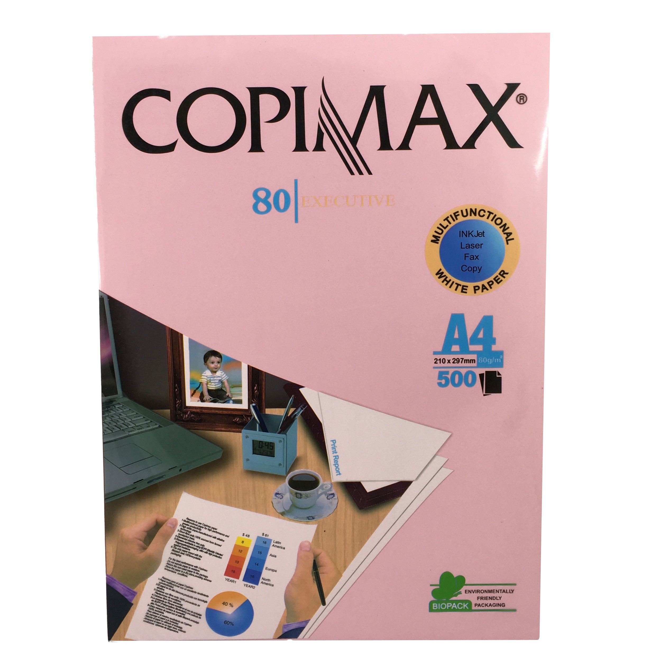 کاغذ رنگی A4 کپی مکس کد C20 بسته 20 عددی