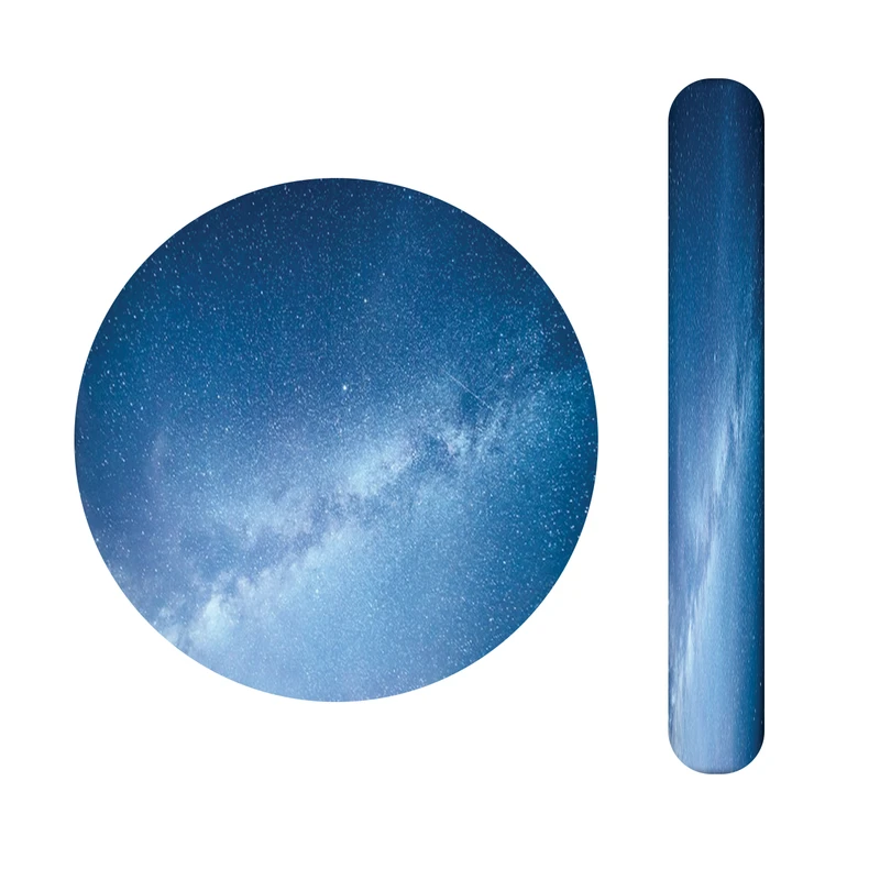 آینه آرایشی جیبی مدل کهکشانی کد444  به همراه سوهان ناخن 