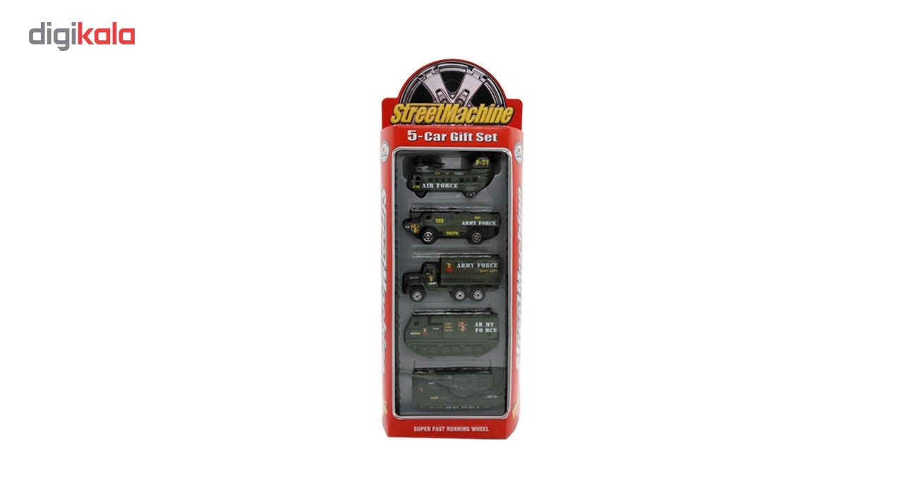 ست ماشین بازی استریت مدل ارتشی کد KTM-042-2 main 1 2