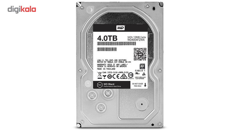 هارددیسک اینترنال وسترن دیجیتال مدل Black WD4004FZWX ظرفیت 4 ترابایت 2