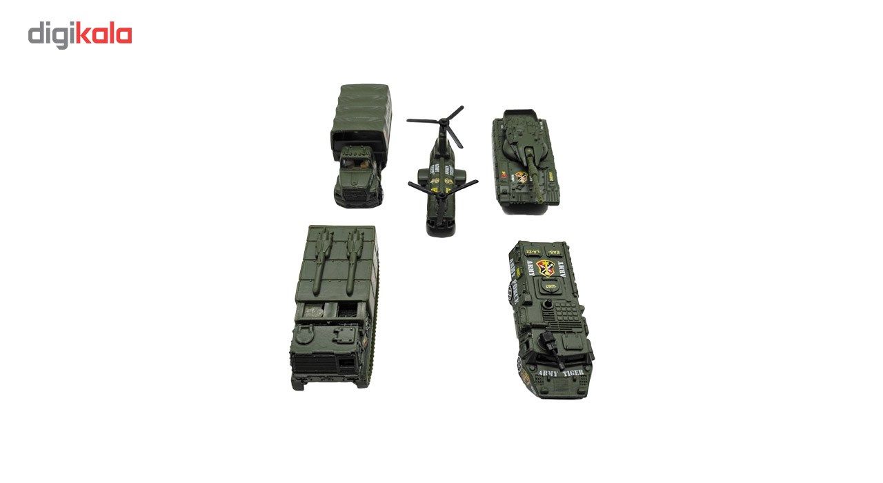 ست ماشین بازی استریت مدل ارتشی کد KTM-042-2 main 1 3