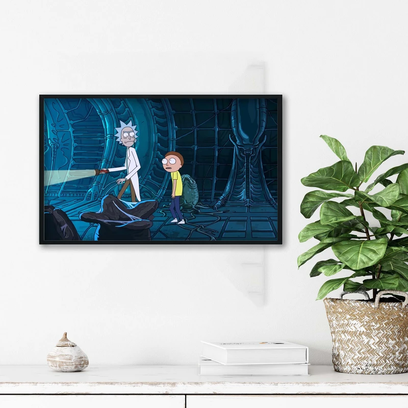 تابلو آتریسا طرح ریک اند مورتی مدل ATr0195