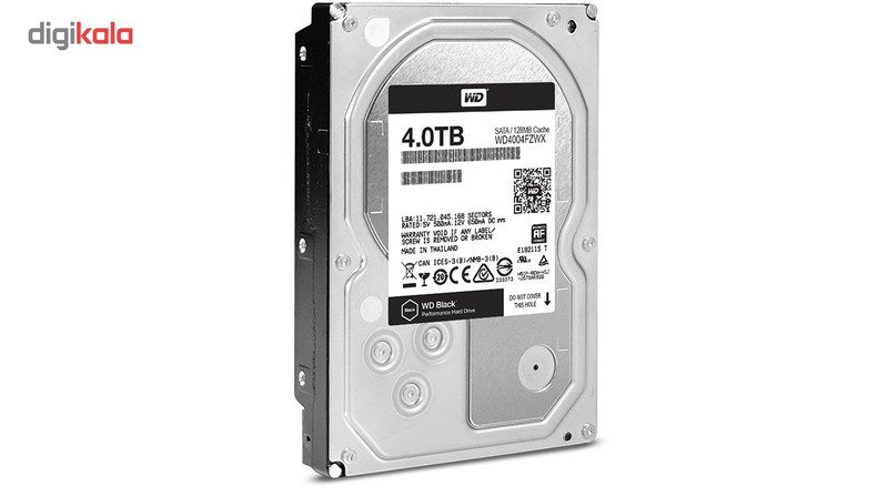 هارددیسک اینترنال وسترن دیجیتال مدل Black WD4004FZWX ظرفیت 4 ترابایت 3