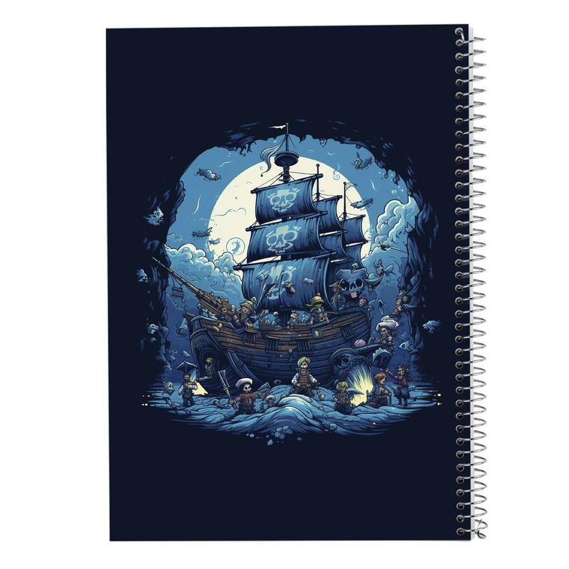 دفتر مشق 100 برگ مدوپد مدل وان پیس One Piece کد DF11548