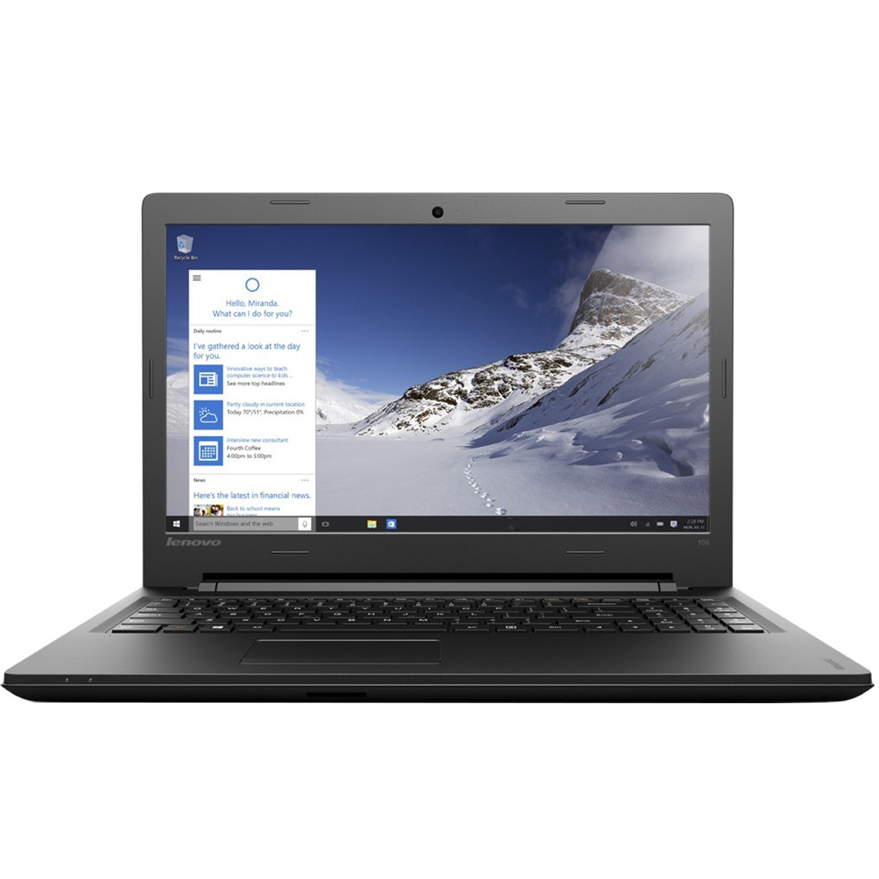 لپ تاپ 15 اینچی لنوو مدل Ideapad 100