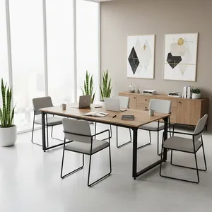 میز جلسه دیزم مدل مونتاژی TLD_asm_150×90_LIGHT