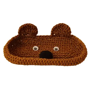 نگهدارنده عینک
 بافتنی مدل رومیزی کد kn-gl-02