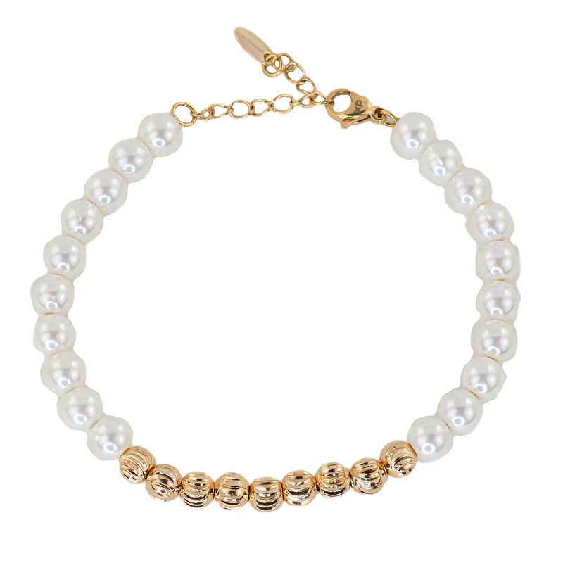 دستبند زنانه ژوپینگ مدل گوی مرواریدی کد AAD716