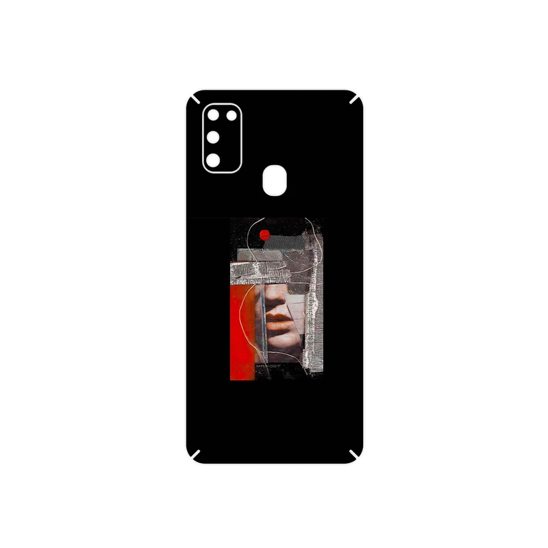 برچسب پوششی ماهوت مدل Collage of Mouth مناسب برای گوشی موبایل سامسونگ Galaxy M21