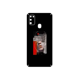 MAHOOT Collage of Mouth Cover Sticker for Samsung Galaxy M21