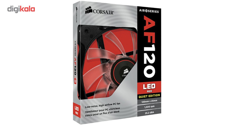 فن کیس کورسیر مدل AF120 LED Red