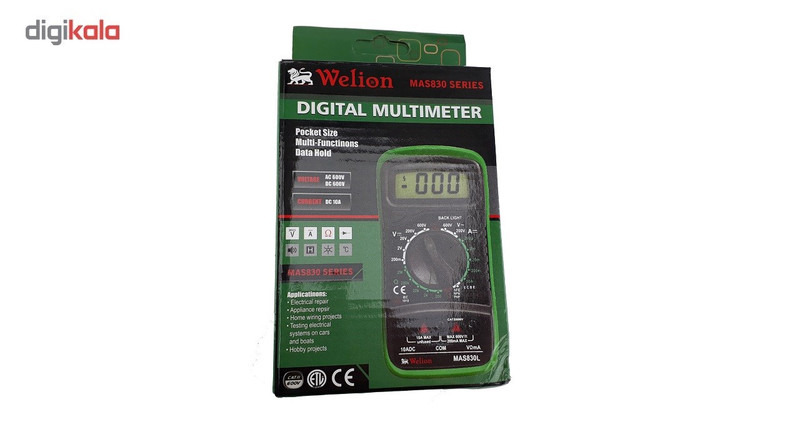 مولتی متر دیجیتال ویلیون مدل MAS830L