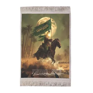 تابلو فرش ماشینی مدل طرح محرم امام حسین (ع)  کدFR 147