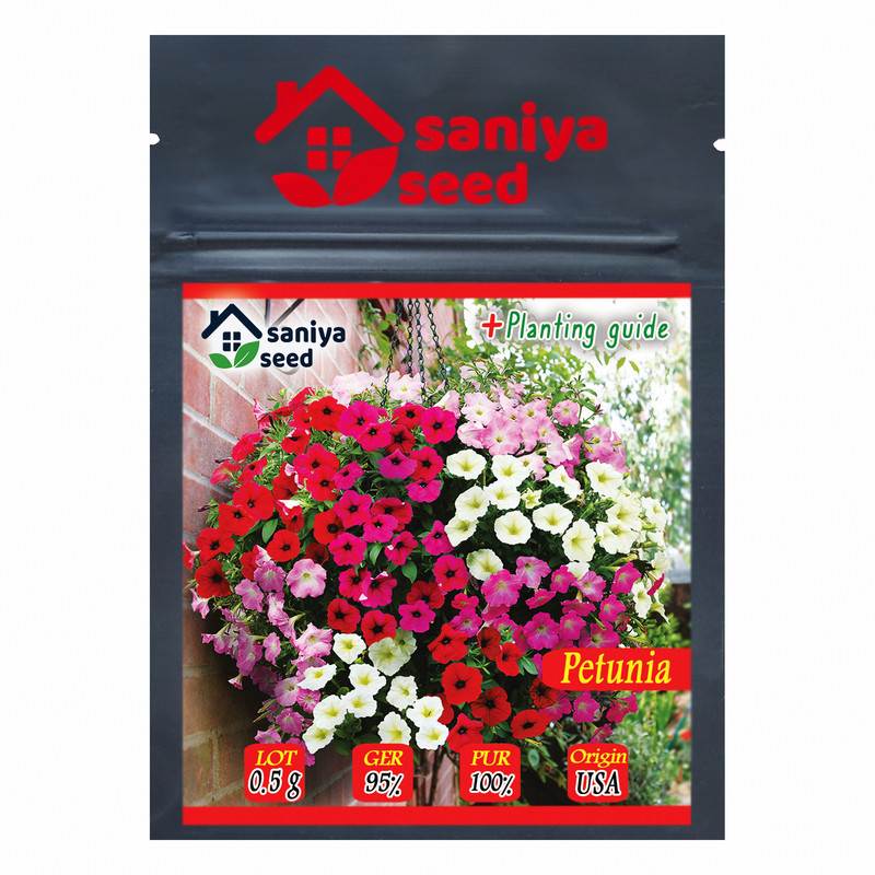 بذر گل اطلسی آویز الوان سانیا سید مدل S29