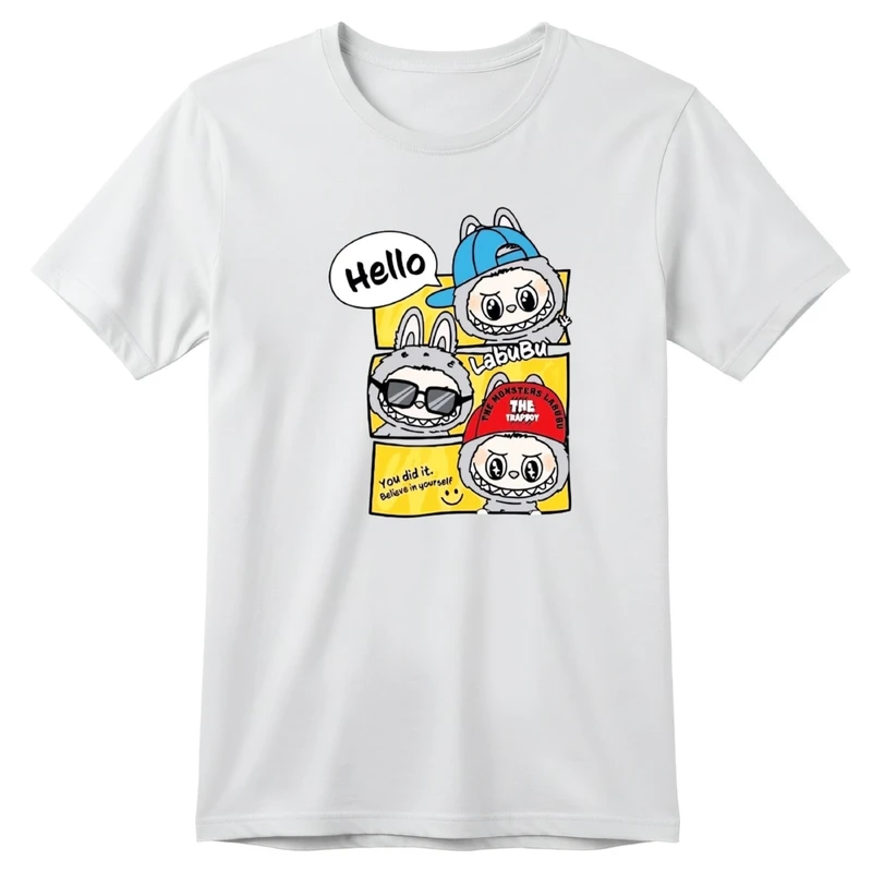 تی‌شرت آستین کوتاه بچگانه مدل لبوبو کد v8 