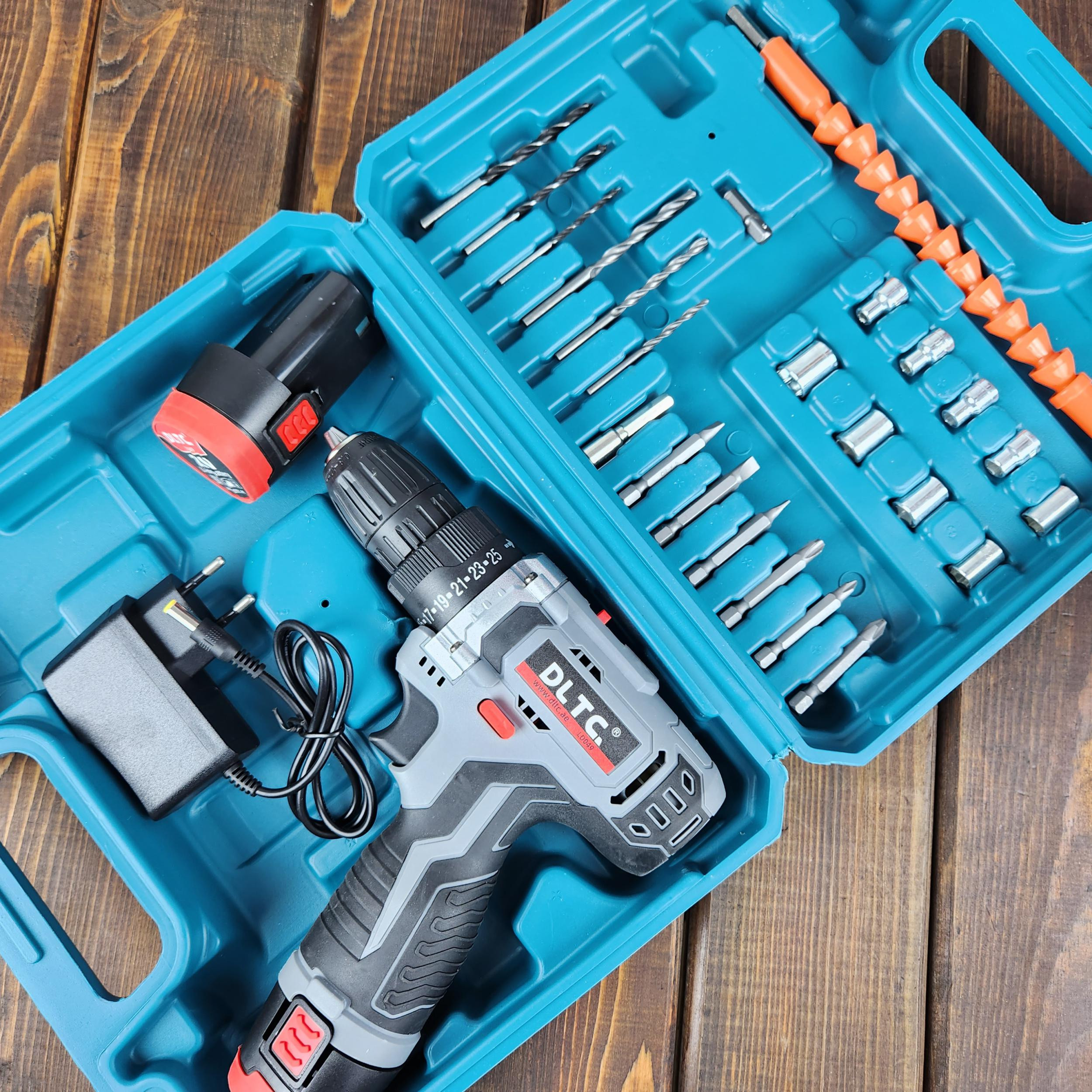 مجموعه 27 عددی دریل پیچ گوشتی شارژی دی ال تی سی مدل LD049 مجموعه 27 عددی دریل پیچ گوشتی شارژی دی ال تی سی مدل LD049