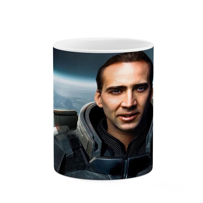 ماگ کاکتی طرح نیکولاس کیج Nicolas Cage مدل mgh27023