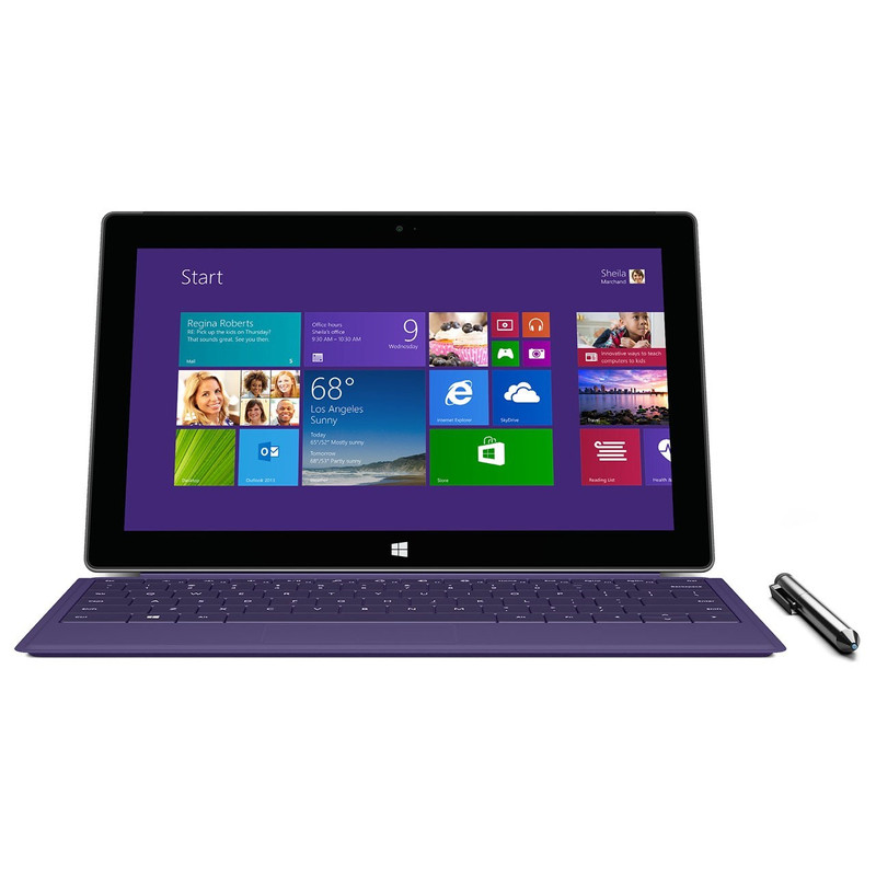 تبلت مایکروسافت مدل Surface Pro 2 به همراه کیبورد ظرفیت 256 گیگابایت