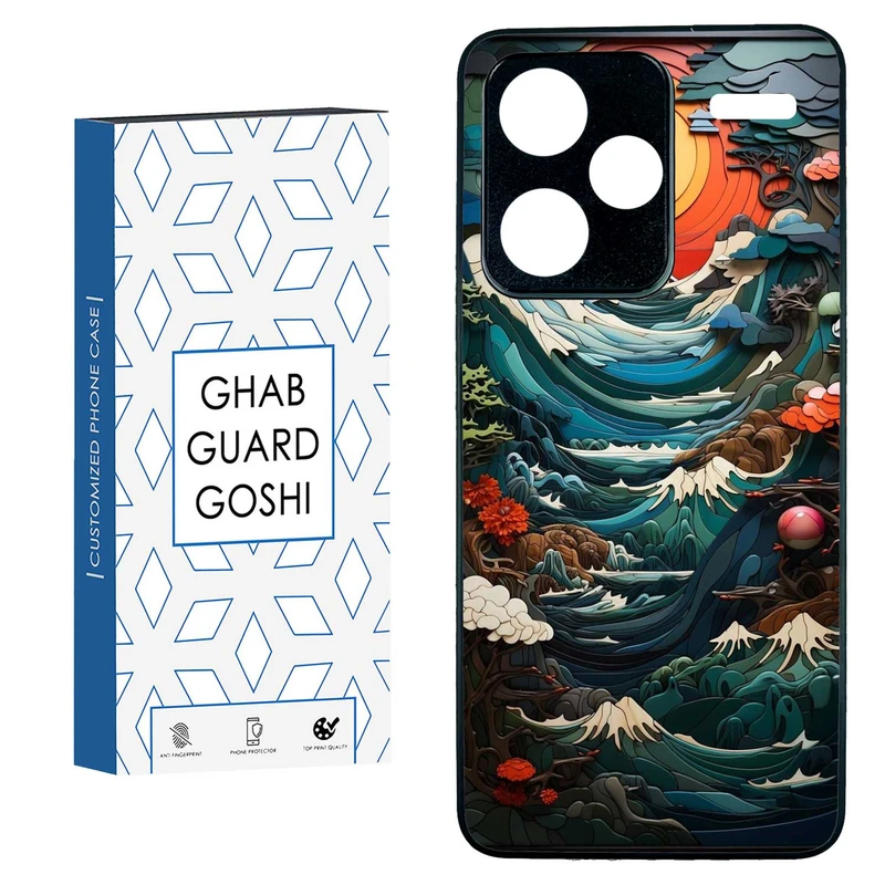 کاور قاب گارد گوشی طرح منظره کد TPU-205 مناسب برای گوشی موبایل شیائومی  REDMI NOTE 13 PRO PLUS 5G