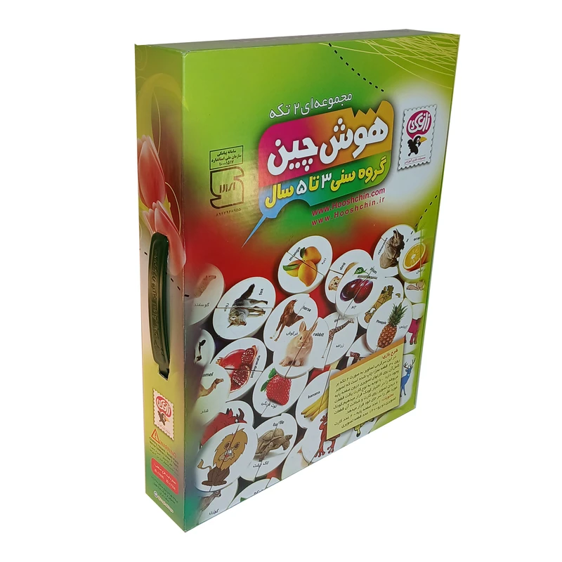 پازل آموزشی زاغک مدل هوش چین دو تکه