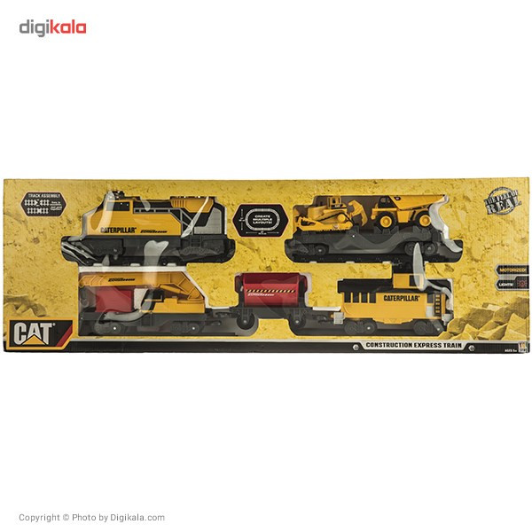 قطار اسباب بازی توی استیت مدل CAT Construction Express