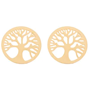 گوشواره طلا 18 عیار رزا مدل EG85