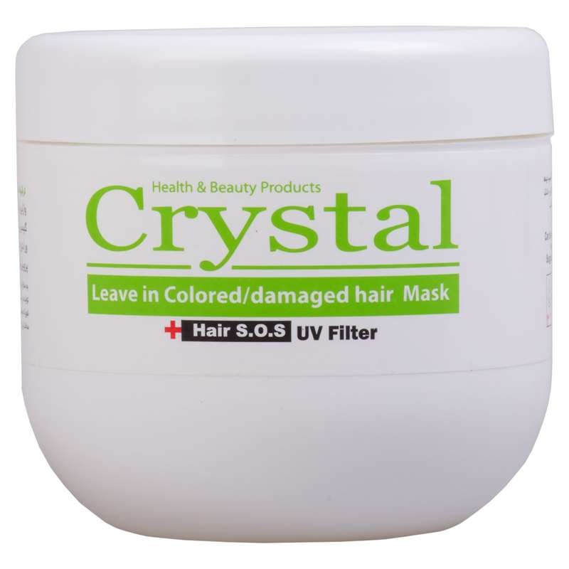 ماسک مو کریستال مدل بدون آبکشی مناسب موهای خشک و آسیب دیده حجم 500 میلی لیتر ماسک مو کریستال مدل بدون آبکشی مناسب موهای خشک و آسیب دیده حجم 500 میلی لیتر