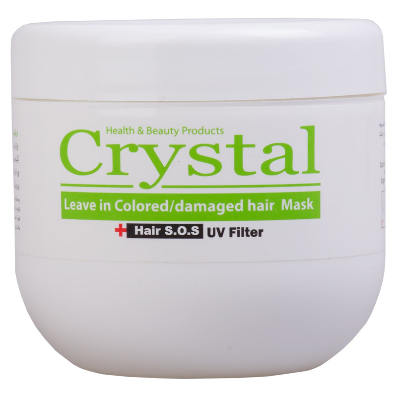 ماسک مو کریستال مدل بدون آبکشی مناسب موهای خشک و آسیب دیده حجم 500 میلی لیتر ماسک مو کریستال مدل بدون آبکشی مناسب موهای خشک و آسیب دیده حجم 500 میلی لیتر